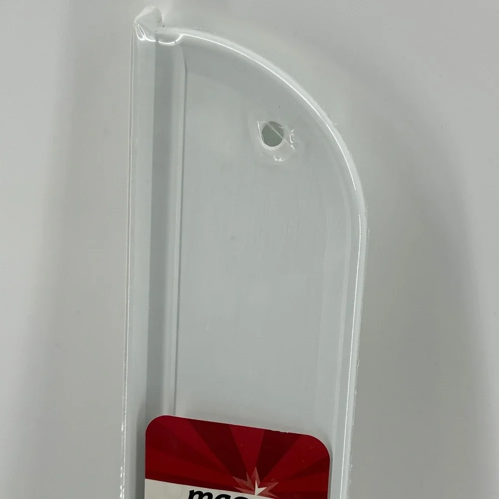 Magic Splash Guard White Peel Stick Bathtub Shower Water Seal 1 Tall Guard NEW
